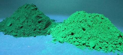 Магнитный люминесцентный порошок