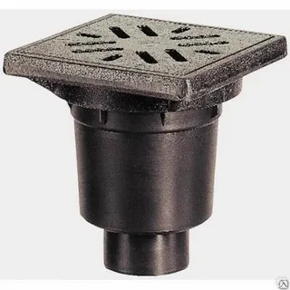 Трап чугунный горизонтальный ДУ-50 круглый