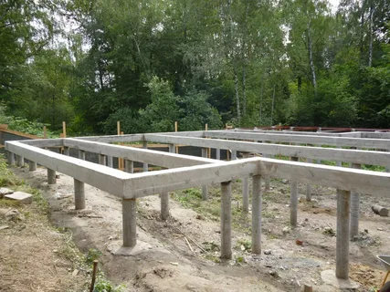 Ростверки, свайные фундаменты