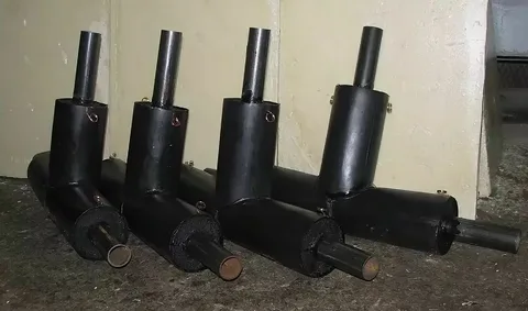 Параллельный тройник в ППУ изоляции