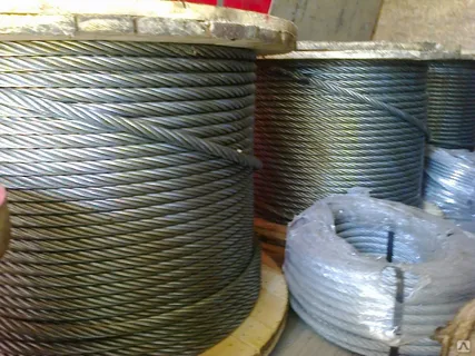 Канат стальной двойной свивки ГОСТ 7667-80