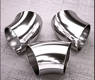 Нержавеющие отводы DIN11852 / DIN11850 AISI 316 45° R40 104х2 мм