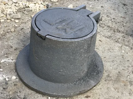 Ковер газовый чугунный большой 390 мм ГОСТ 12.2.003-91