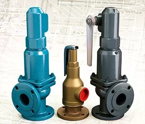 Клапан предохранительный ПРЕГРАН КПП 496-04 Ду 32x50 Ру40 из нержавеющей стали пружинный фланцевый угловой